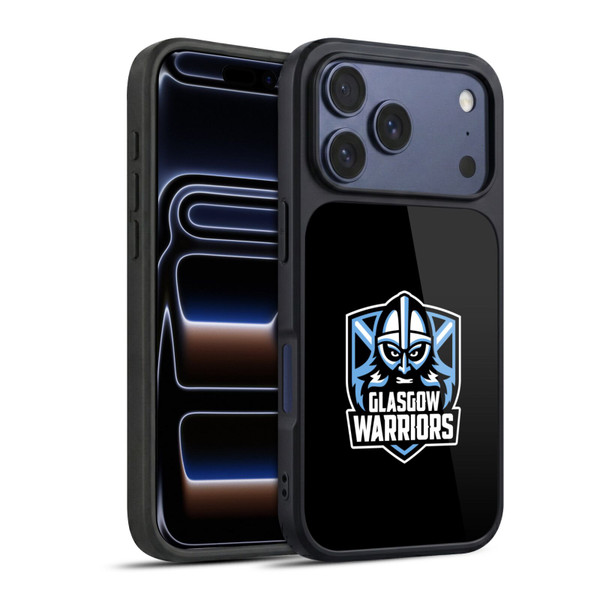 Glasgow Warriors Logo Plain Black Gel Armour Case For Apple iPhone 17 Pro