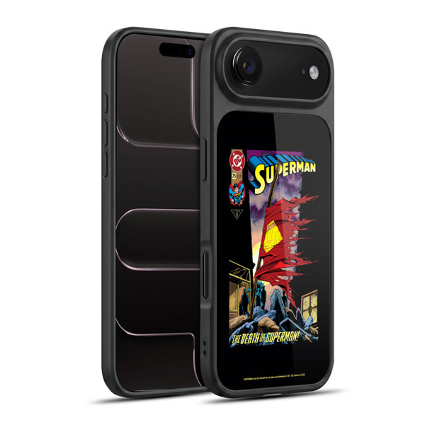Superman DC Comics Famous Comic Book Covers Death Gel Armour Case For Apple iPhone 17 Air