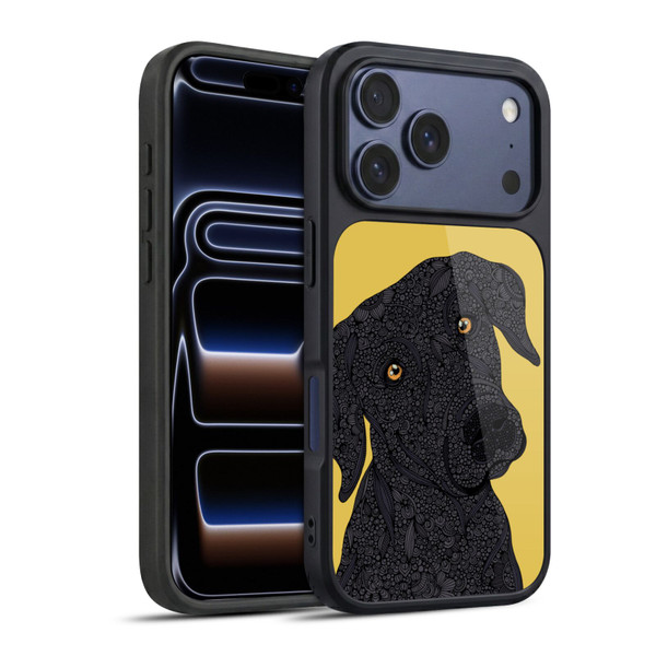 Valentina Dogs Black Labrador Gel Armour Case For Apple iPhone 17 Pro