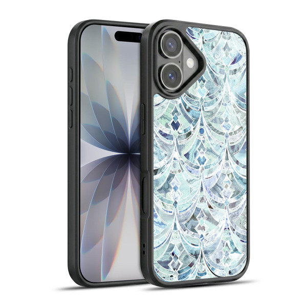 Micklyn Le Feuvre Marble Patterns Ice And Diamonds Art Deco Pattern Gel Armour Case For Apple iPhone 17