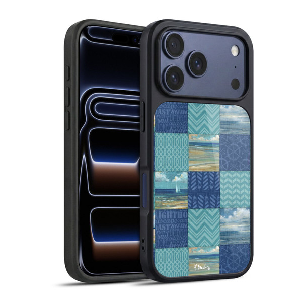 Paul Brent Coastal Beach Scape Patch Work Gel Armour Case For Apple iPhone 17 Pro