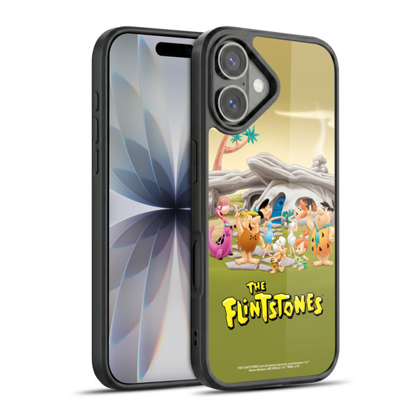 The Flintstones Characters Stone House Gel Armour Case For Apple iPhone 17