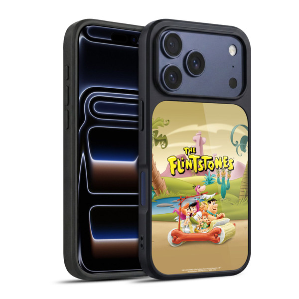 The Flintstones Characters Stone Car Gel Armour Case For Apple iPhone 17 Pro