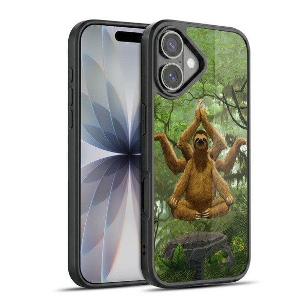 Vincent Hie Key Art Zen Sloth Gel Armour Case For Apple iPhone 17