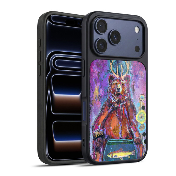 Wyanne Animals Bear with Antlers Gel Armour Case For Apple iPhone 17 Pro