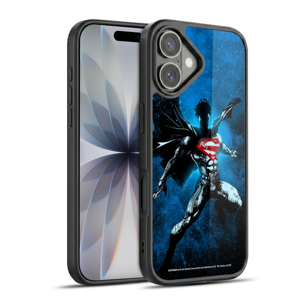 Superman DC Comics 80th Anniversary Splatter Gel Armour Case For Apple iPhone 17