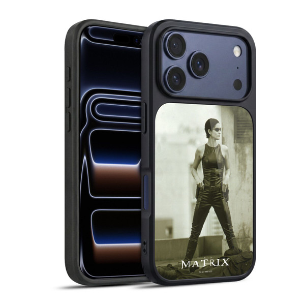 The Matrix Key Art Trinity Gel Armour Case For Apple iPhone 17 Pro