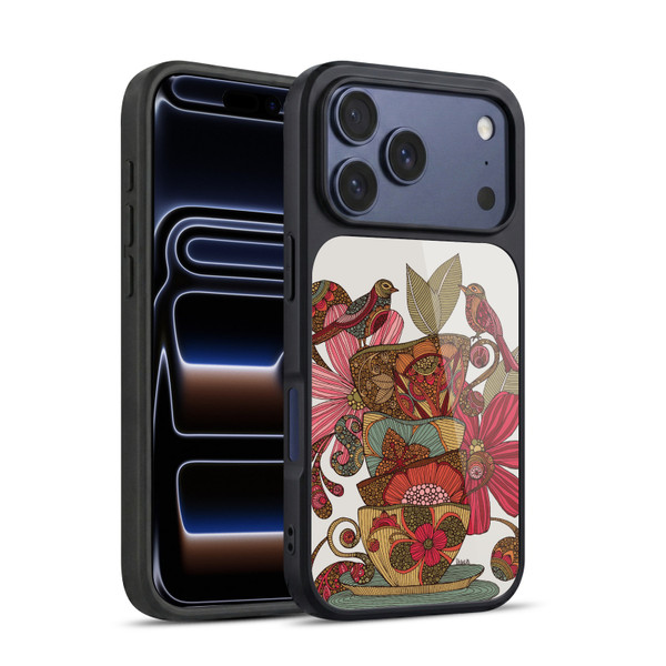 Valentina Birds Teacups Gel Armour Case For Apple iPhone 17 Pro