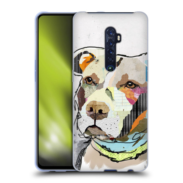 Michel Keck Dogs 3 Pit Bull Soft Gel Case for OPPO Reno 2