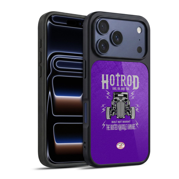 Busted Knuckle Garage Graphics Hot Rod Gel Armour Case For Apple iPhone 17 Pro
