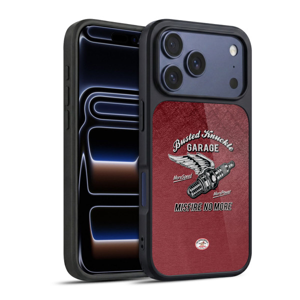 Busted Knuckle Garage Graphics Misfire Gel Armour Case For Apple iPhone 17 Pro