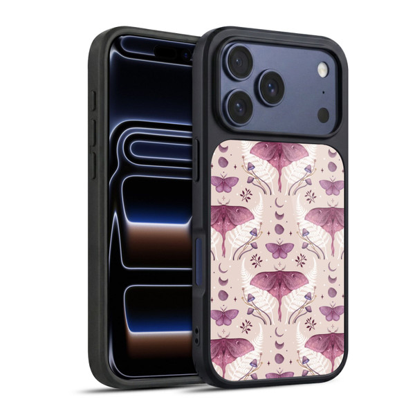 Episodic Drawing Art Emerald Pink Pattern Gel Armour Case For Apple iPhone 17 Pro