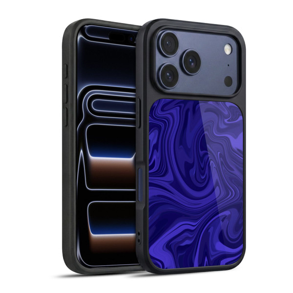 Suzan Lind Marble Indigo Gel Armour Case For Apple iPhone 17 Pro