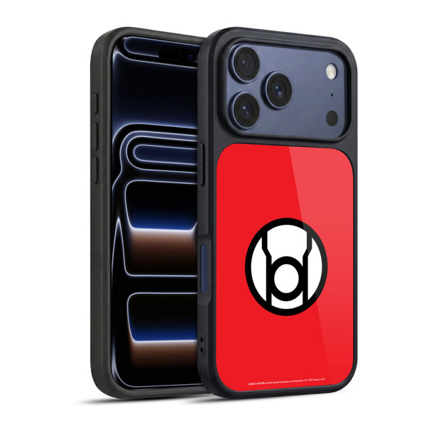 Green Lantern DC Comics Lantern Corps Red Gel Armour Case For Apple iPhone 17 Pro