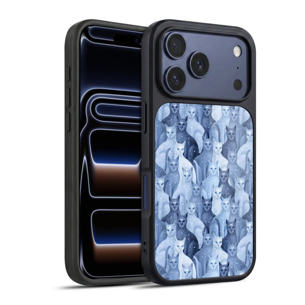 Episodic Drawing Pattern Cats Gel Armour Case For Apple iPhone 17 Pro