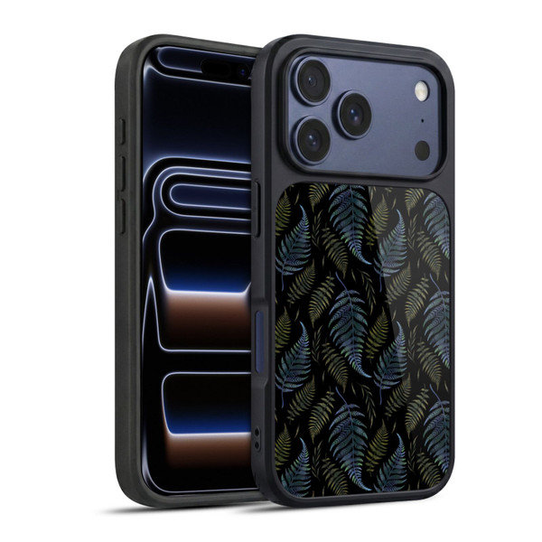 Episodic Drawing Pattern Leaves Gel Armour Case For Apple iPhone 17 Pro