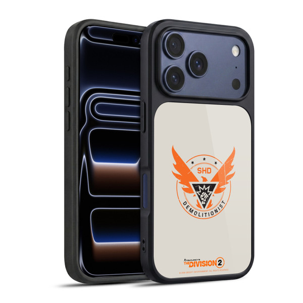 Tom Clancy's The Division 2 Logo Art Demolitionist Gel Armour Case For Apple iPhone 17 Pro