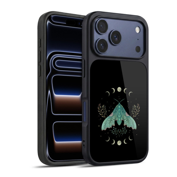 Episodic Drawing Illustration Animals Moon & Moth Gel Armour Case For Apple iPhone 17 Pro