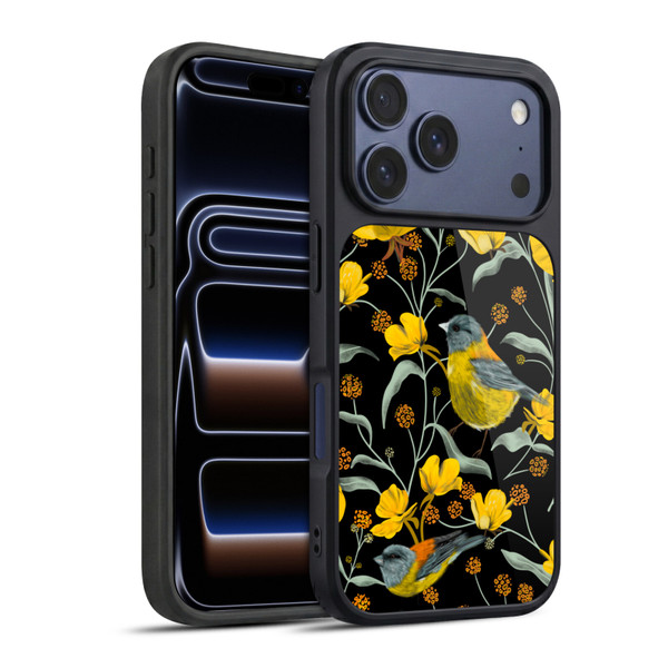 Anis Illustration Graphics Yellow Birds Gel Armour Case For Apple iPhone 17 Pro