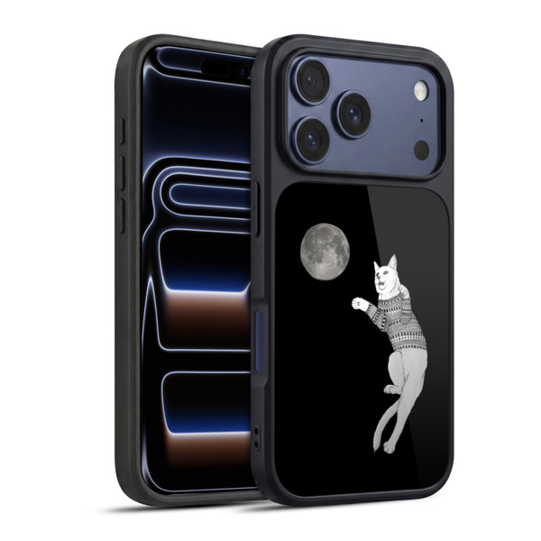 Barruf Animals Cat-ch The Moon Gel Armour Case For Apple iPhone 17 Pro