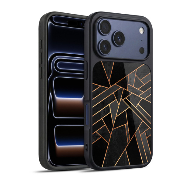 Elisabeth Fredriksson Geometric Design And Pattern Black Night Gel Armour Case For Apple iPhone 17 Pro