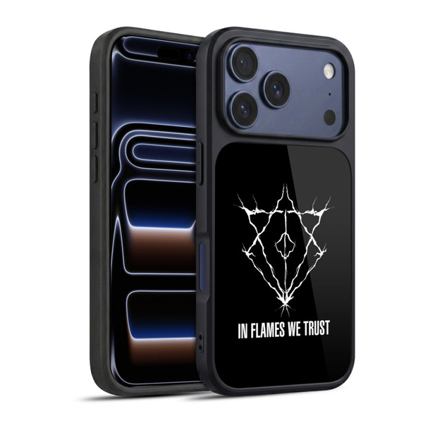 In Flames Metal Grunge Jesterhead Logo Gel Armour Case For Apple iPhone 17 Pro