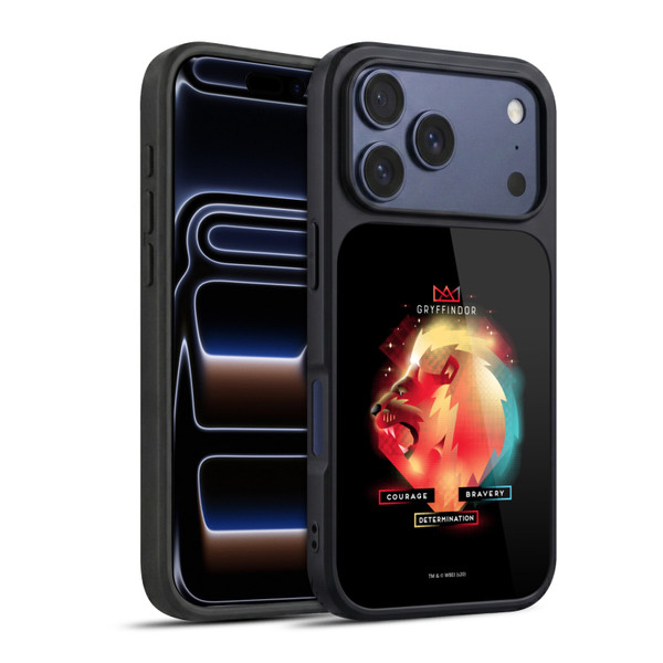 Harry Potter Deathly Hallows XIX Gryffindor Gel Armour Case For Apple iPhone 17 Pro