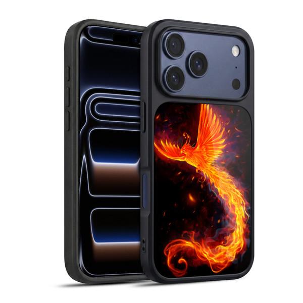 Christos Karapanos Phoenix Immortal Flames Alternative Gel Armour Case For Apple iPhone 17 Pro