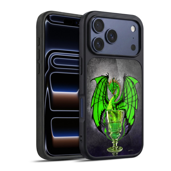 Stanley Morrison Dragons Absinthe Green Drink Gel Armour Case For Apple iPhone 17 Pro