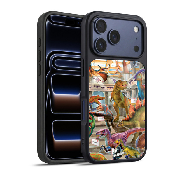 P.D. Moreno Dinosaur Scene Museum Gel Armour Case For Apple iPhone 17 Pro