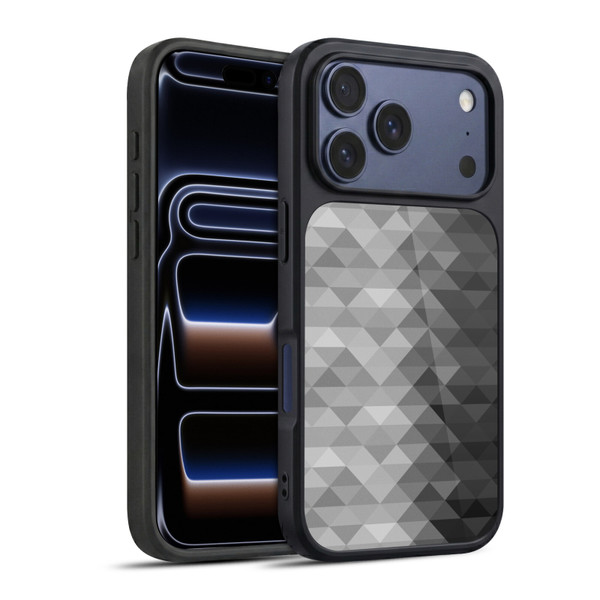 PLdesign Geometric Grayscale Triangle Gel Armour Case For Apple iPhone 17 Pro