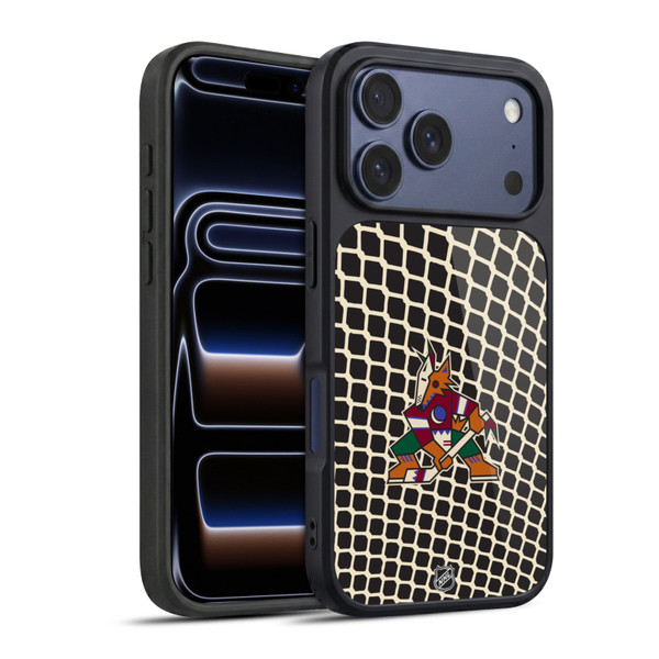 NHL Arizona Coyotes Net Pattern Gel Armour Case For Apple iPhone 17 Pro