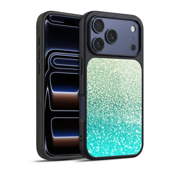 Monika Strigel Glitter Collection Mint Gel Armour Case For Apple iPhone 17 Pro