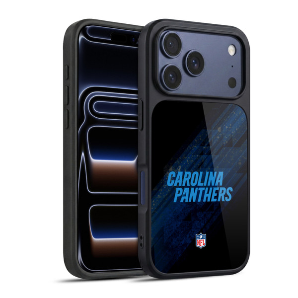 NFL Carolina Panthers Logo Blur Gel Armour Case For Apple iPhone 17 Pro
