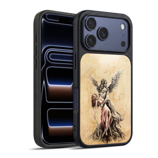 Sarah Richter Gothic Stone Angel Gel Armour Case For Apple iPhone 17 Pro