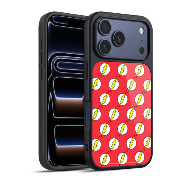 The Flash DC Comics Logo Pattern Gel Armour Case For Apple iPhone 17 Pro