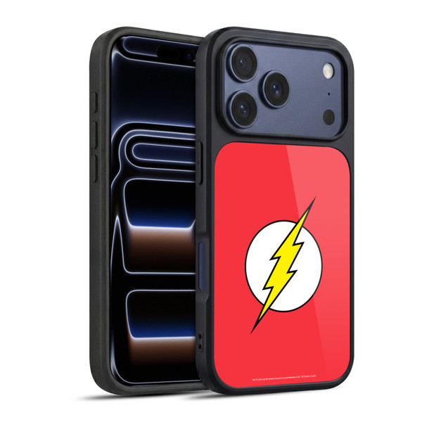 The Flash DC Comics Logo Plain Gel Armour Case For Apple iPhone 17 Pro
