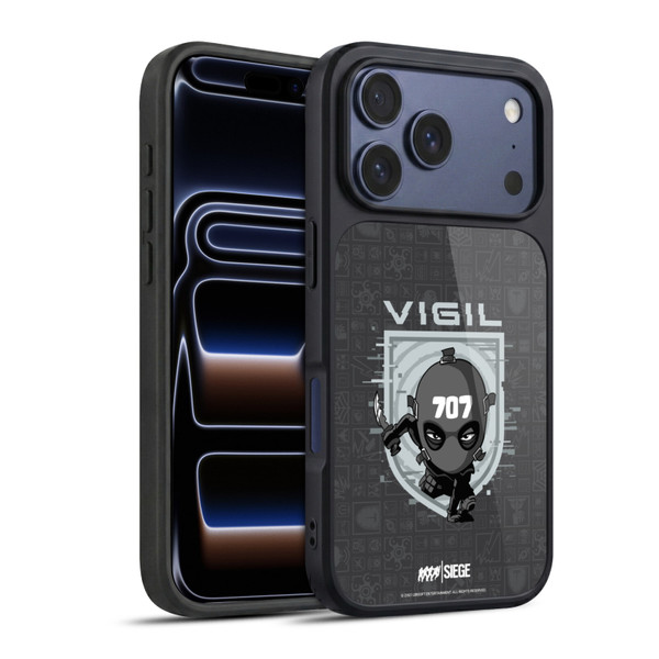 Tom Clancy's Rainbow Six Siege Chibi Operators Vigil Gel Armour Case For Apple iPhone 17 Pro