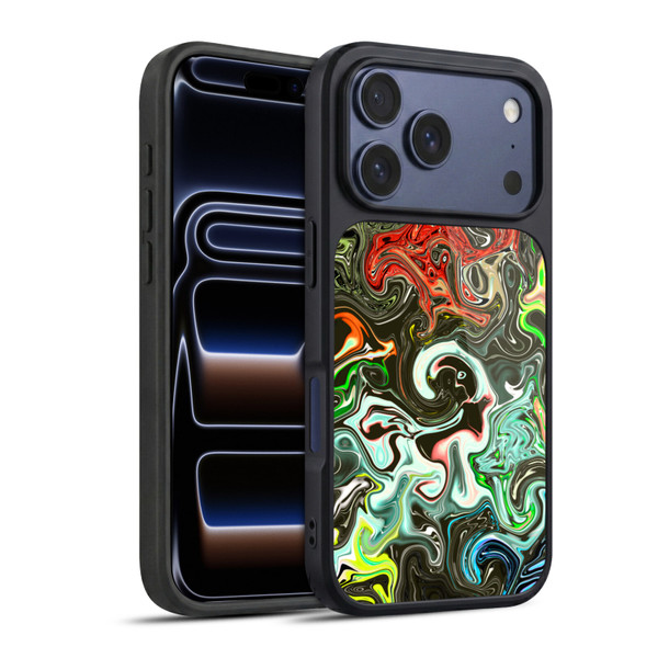 Haroulita Liquid Marble Abstract Gel Armour Case For Apple iPhone 17 Pro