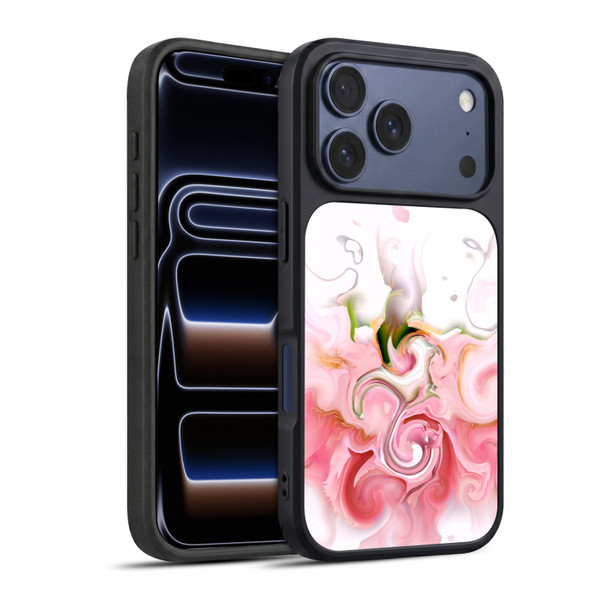 Haroulita Liquid Marble Blush Gel Armour Case For Apple iPhone 17 Pro