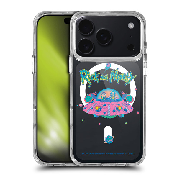 Rick And Morty Character Art The Space Cruiser SHOCKPROOF BUMPER CASE COMPATIBLE WITH Apple iPhone 17 Pro & MAGSAFE