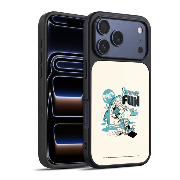 Tom and Jerry Illustration Summer Fun Gel Armour Case For Apple iPhone 17 Pro