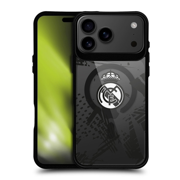 Real Madrid CF Logo Icon Urban BLACK SHOCKPROOF BUMPER CASE COMPATIBLE WITH Apple iPhone 17 Pro Max & MAGSAFE
