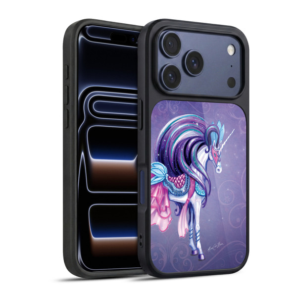 Rose Khan Unicorns White And Purple Gel Armour Case For Apple iPhone 17 Pro