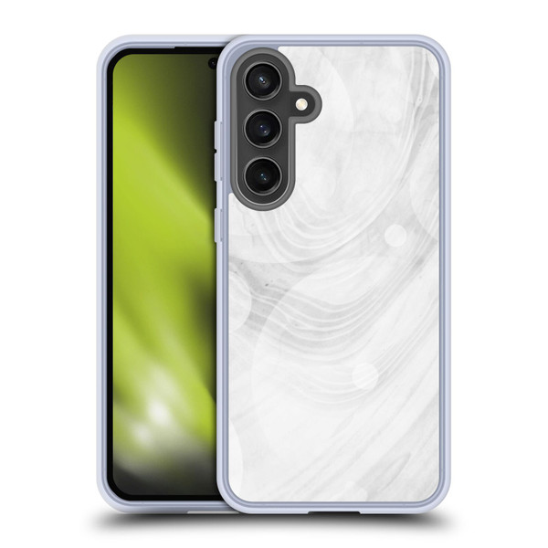 Alyn Spiller Marble White Soft Gel Case for Samsung Galaxy S24 FE & MagSafe