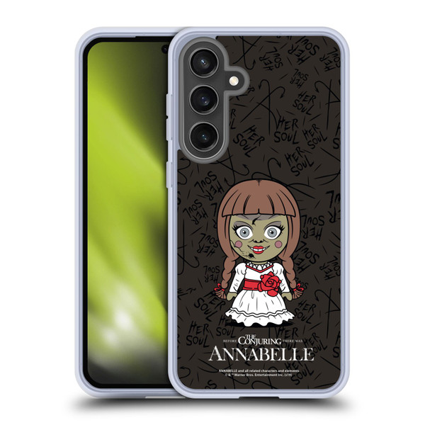 Annabelle Graphics Character Art Soft Gel Case for Samsung Galaxy S24 FE & MagSafe