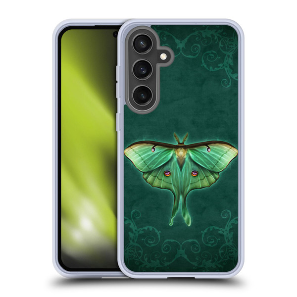 Brigid Ashwood Winged Things Luna Moth Soft Gel Case for Samsung Galaxy S24 FE & MagSafe