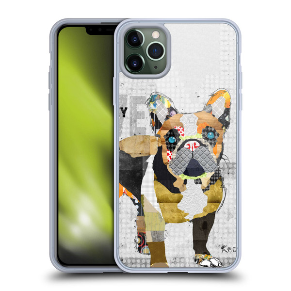 Michel Keck Dogs 4 French Bulldog Soft Gel Case for Apple iPhone 11 Pro Max