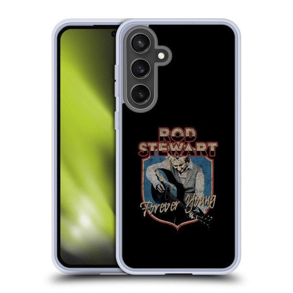 Rod Stewart Art Forever Young Soft Gel Case for Samsung Galaxy S24 FE