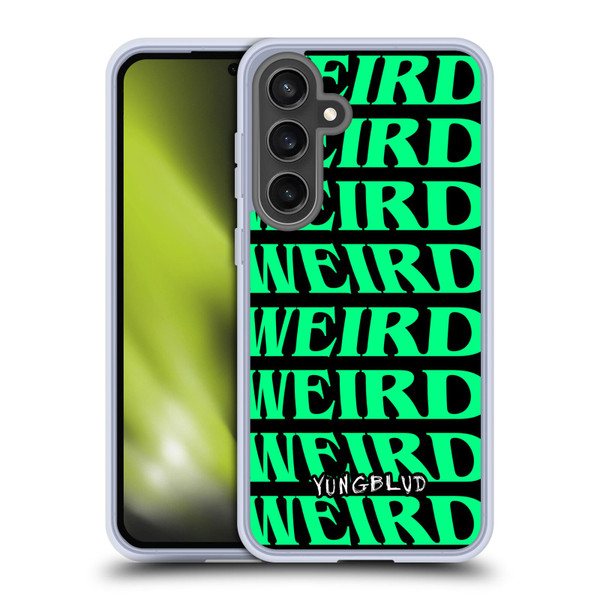 Yungblud Graphics Weird! Text Soft Gel Case for Samsung Galaxy S24 FE & MagSafe